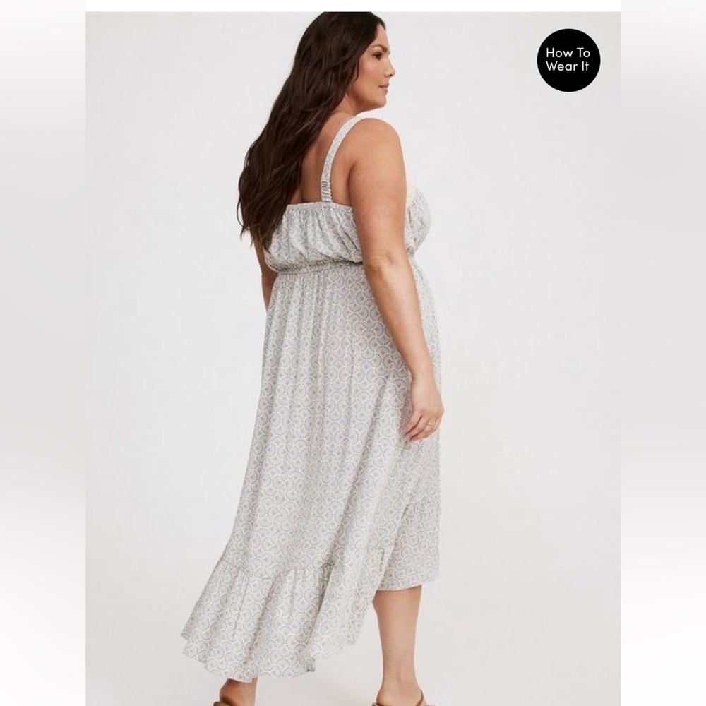 Surplice Princess Ruffle Maxi Dress - Picture 6 of 6